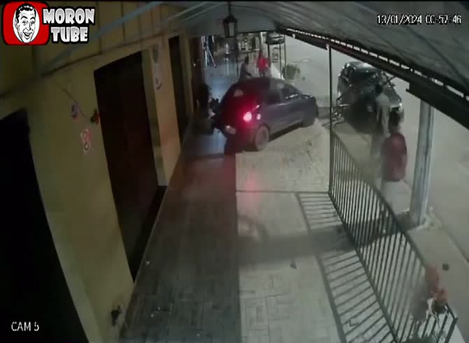 Video :A couple was almost killed in an accident